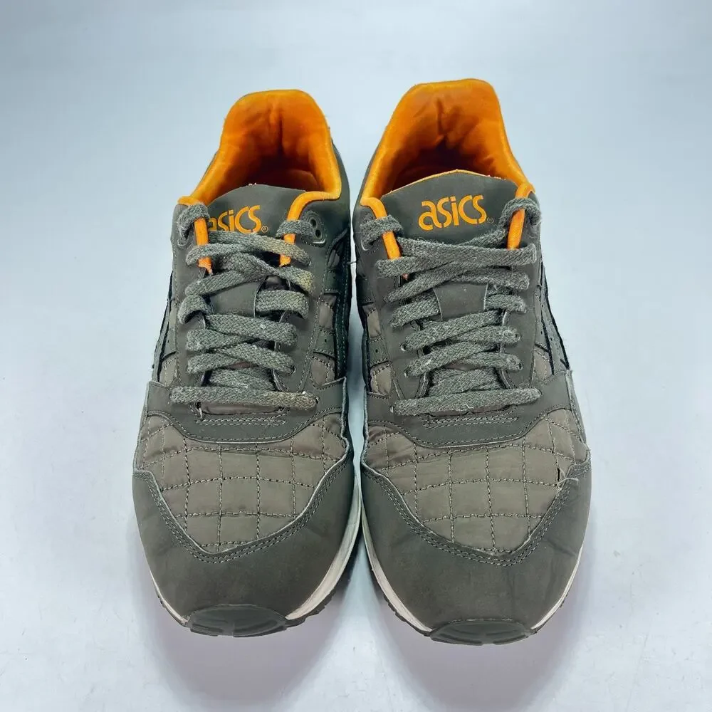 ASICS GELSAGA Mantle Green Orange Sneakers Quilted Lifestyle Shoes Men’s Size 9